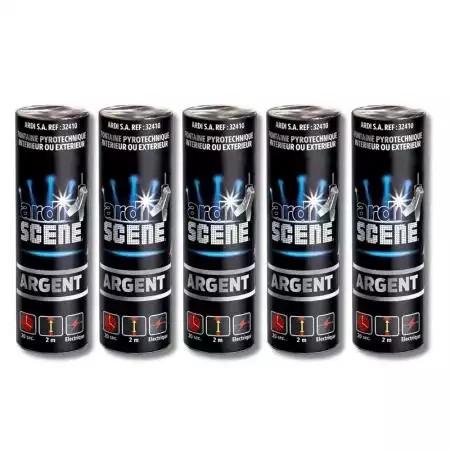 5 jets de scene 2m 20sec argent